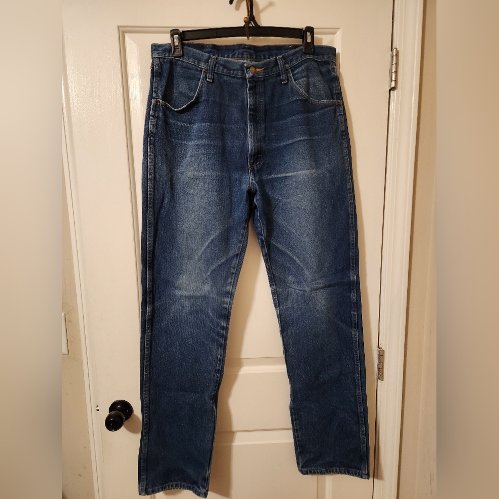 Rustler Blue Straight-Leg Jeans Classic Style